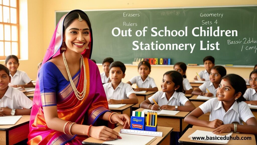 Out of School Children Stationery List
