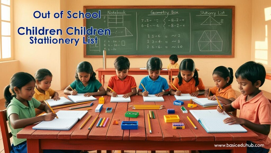 Out of School Children Stationery List