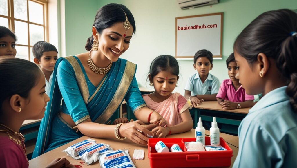 First Aid Box Items List For School