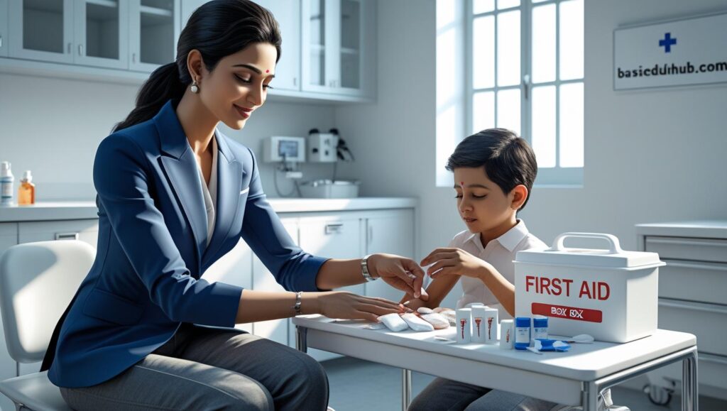 First Aid Box Items List For School