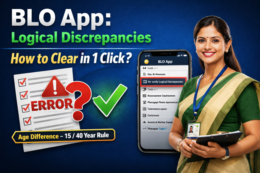 Re-Verify Logical Discrepancies BLO App