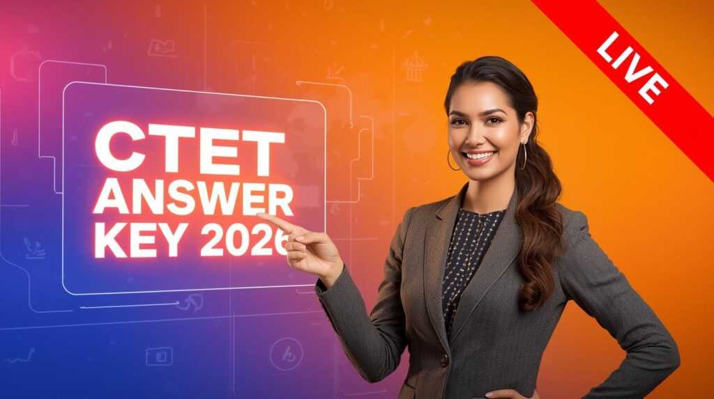 CTET Answer Key 2026 Live Update