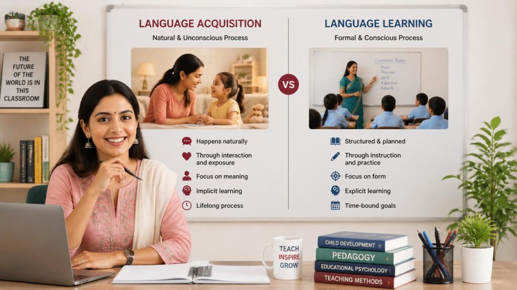 Language Acquisition vs Language Learning