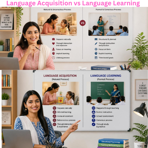 Language Acquisition vs Language Learning